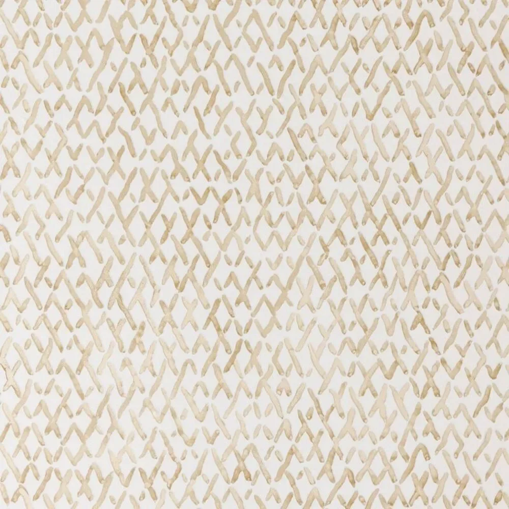 Metallic Crosshatch Wallpaper -